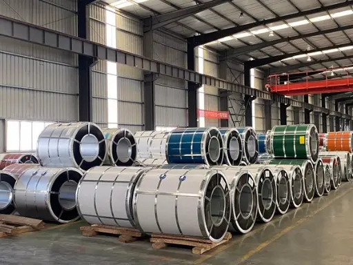 لفائف فولاذية ملونة مطلية مسبقًا (PPGI)